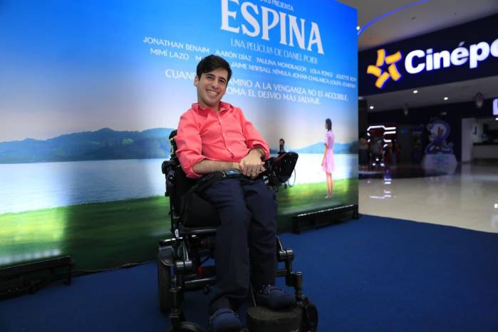Jonathan Benaim, protagonista de la película Espina.