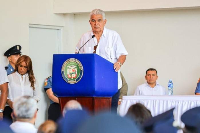 En la imagen el presidente de la República, José Raúl Mulino.