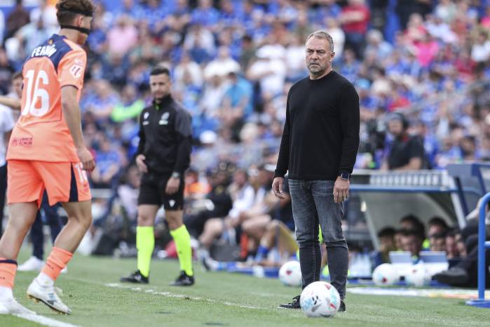 El entrenador del FC Barcelona, Hansi Flick.