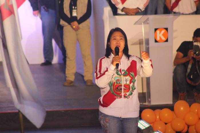 La candidate Keiko Fujimori