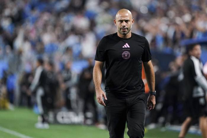 El entrenador argentino, Javier Mascherano.