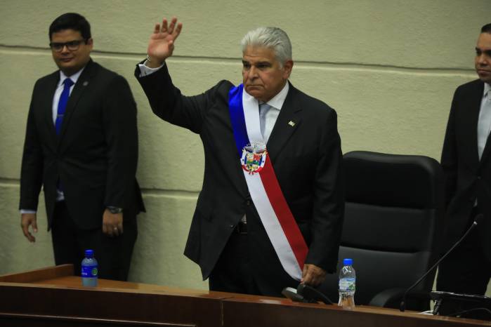 El presidente dio su discurso frente a la Asamblea Nacional.