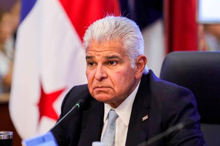 El presidente José Raúl Mulino durante el Consejo de Gabinete.