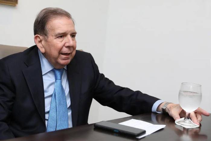 Edmundo González Urrutia, durante la entrevista con ‘La Decana’ en enero de 2025.