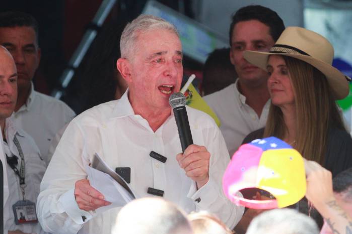 Fotografía de archivo del expresidente de Colombia Álvaro Uribe (2002-2010).