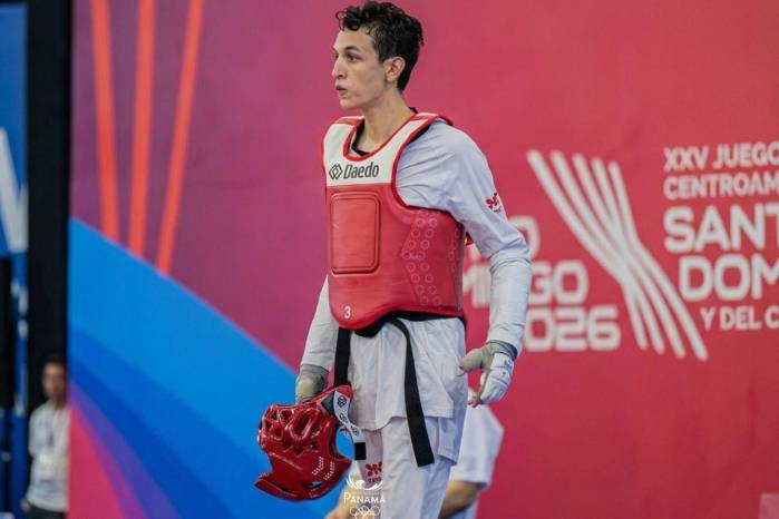El atleta Ian Romero durante su participación en los XXV Juegos Centroamericanos y del Caribe Santo Domingo 2026