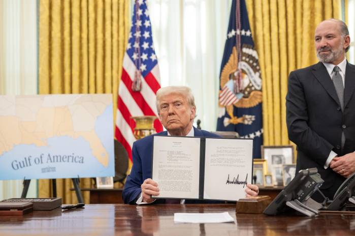 Fotografía cedida donde aparece el presidente de Estados Unidos.
