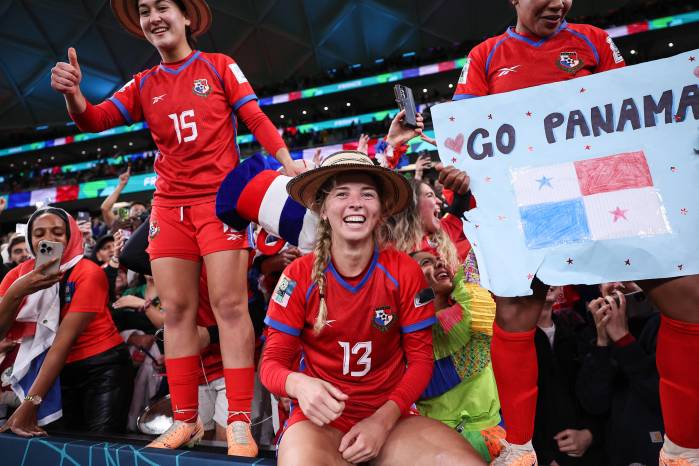 La jugadora de la selección de Panamá, Riley Tanner.