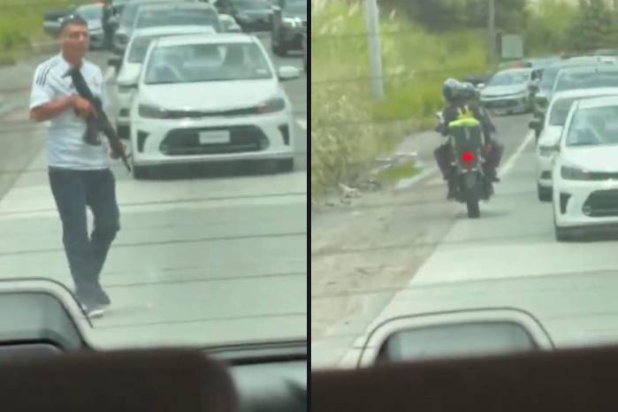 El despliegue policial alertó a los conductores que se encontraban en el área.