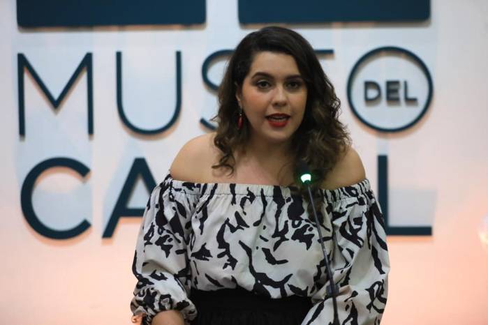 La directora ejecutiva del Museo del Canal, Ana Elizabeth González, presentó la sala “Construyendo el Canal de Panamá”, que recorre la historia y el impacto de la vía interoceánica