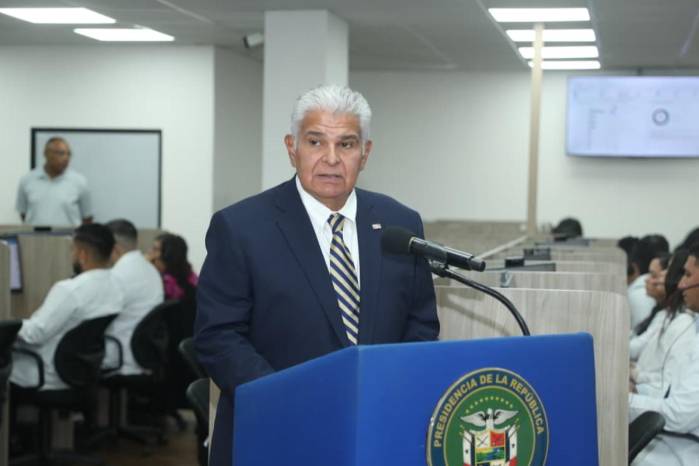 El presidente de la República, José Raúl Mulino