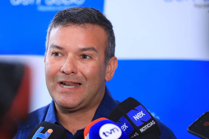 Jaime Fernández, director de la Policía Nacional, estuvo presente en la presentación del informe de derechos humanos de la Defensoria del Pueblo.