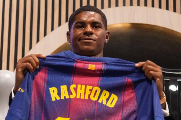 El delantero internacional inglés Marcus Rashford.