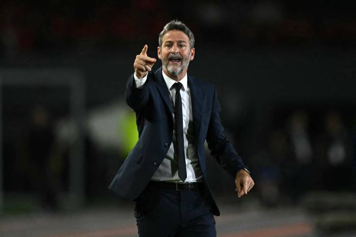 El técnico de la selección de Panamá, Thomas Christiansen.