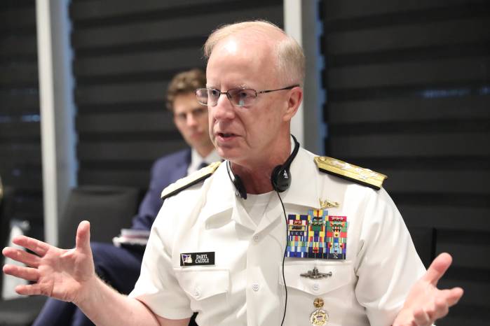 Almirante Daryl Caudle, jefe de Operaciones de la Marina de Estados Unidos.
