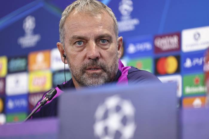 El entrenador del FC Barcelona, Hansi Flick.