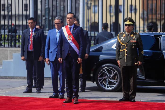 El nuevo presidente, José Jeri.