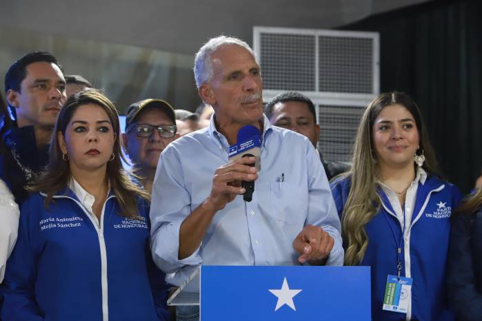 El candidato a la Presidencia de Honduras por el Partido Nacional, Foto de archivo del candidato conservador Nasry Asfura.