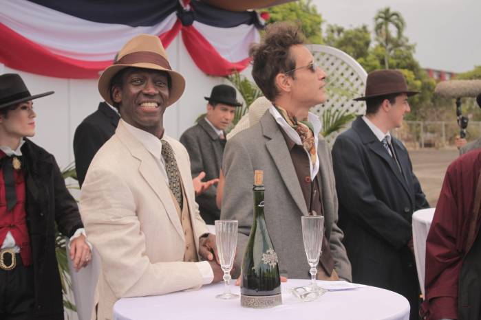 Leo Fuentes y Gabriel Pérez Mateo encarnan a Panama Al Brown y Jean Cocteau.