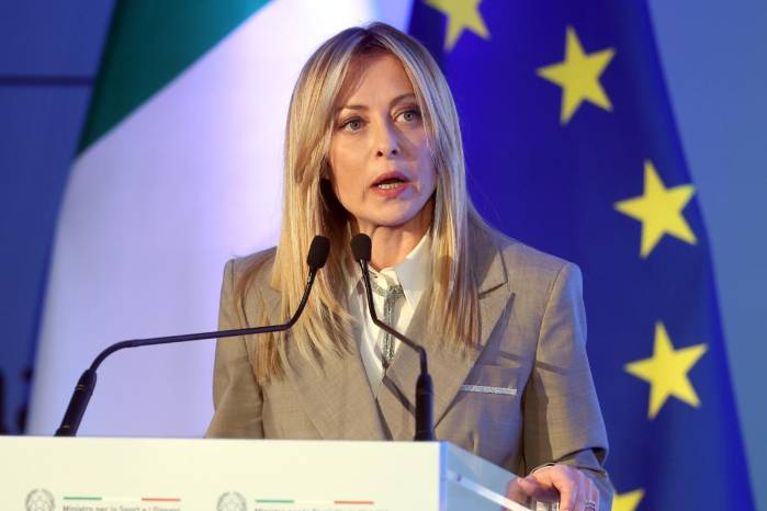 La presidenta del Consejo de Ministros de Italia,Giorgia Meloni