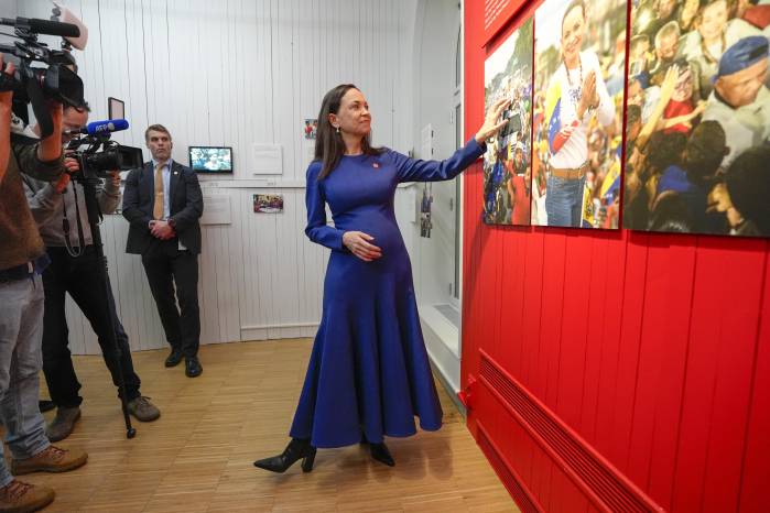 María Corina Machado, en Oslo durante los eventos del Nobel.