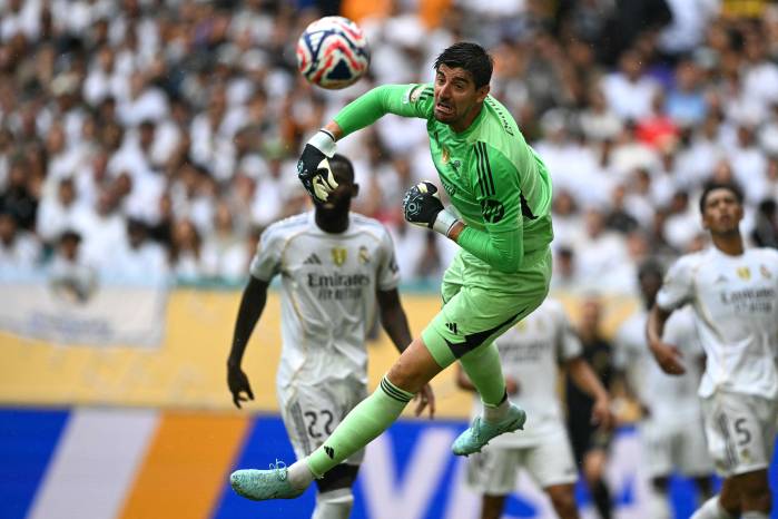 El portero del Real Madrid, Thibaut Courtois.