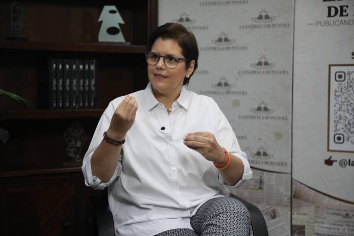 La diputada Grace Hernández de la bancada Seguimos.