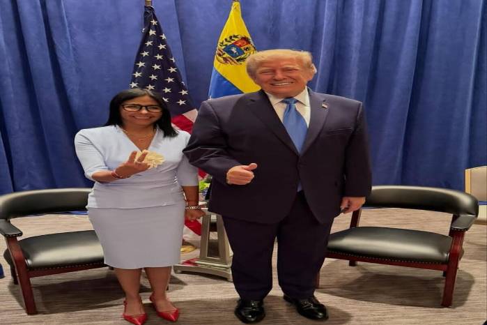 La mandataria venezolana expresó su agradecimiento a Trump y a su Gobierno por el apoyo brindado durante la emergencia ocasionada por los terremotos del pasado 24 de junio.
