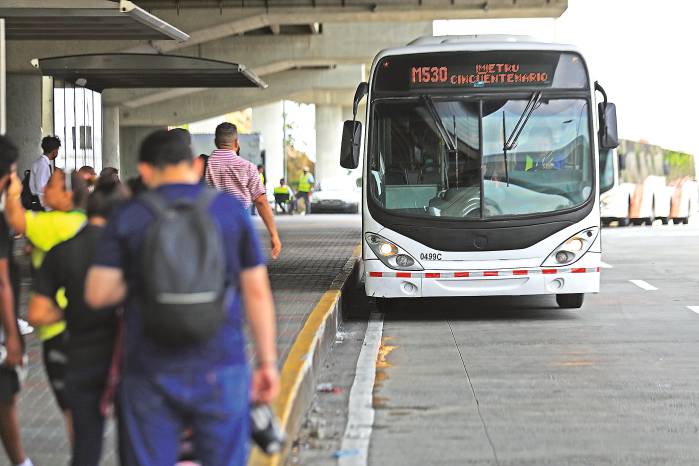 Una unidad del Metro Bus.