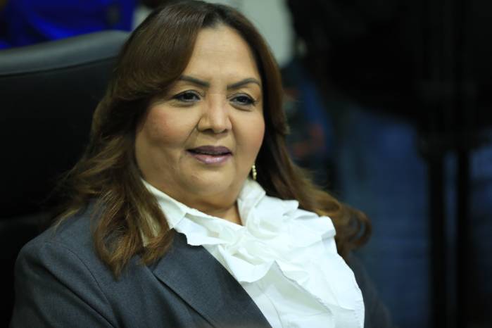 Dana Castañeda, presidenta de la Asamblea Nacional.