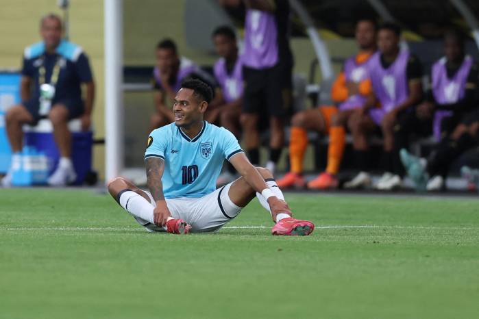 El futbolista de la selección de Panamá, Ismael Díaz.