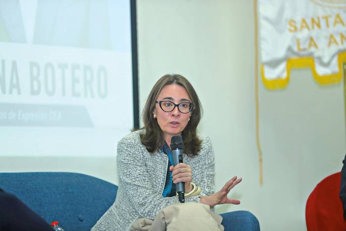 Catalina Botero, exrelatora para la Libertad de Expresión de la OEA.