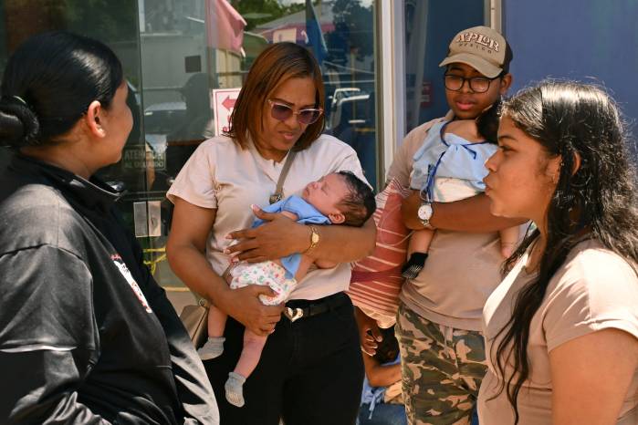 Los bebés en la sala de Maternidad fueron evacuados.