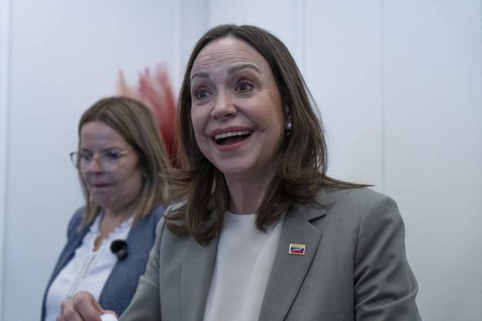 La dirigente opositora venezolana, María Corina Machado.