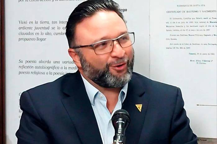 El viceministro Francisco Ameglio, en una imagen de archivo en entrevista con La Estrella de Panamá.