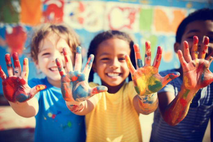 A comienzos de año, colaboradores de IFX entregaron útiles escolares al niño que la empresa había acompañado el año anterior.