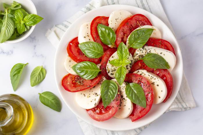 Ensalada caprese.