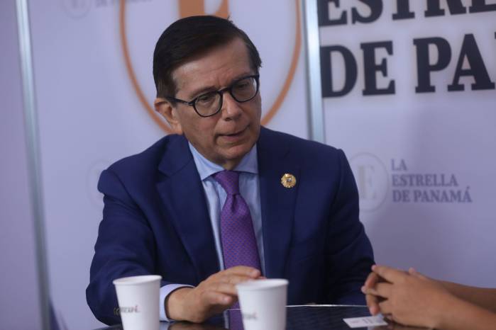 Pascual del Cioppo, embajador de Ecuador en Panamá durante la Expocomer 2026.