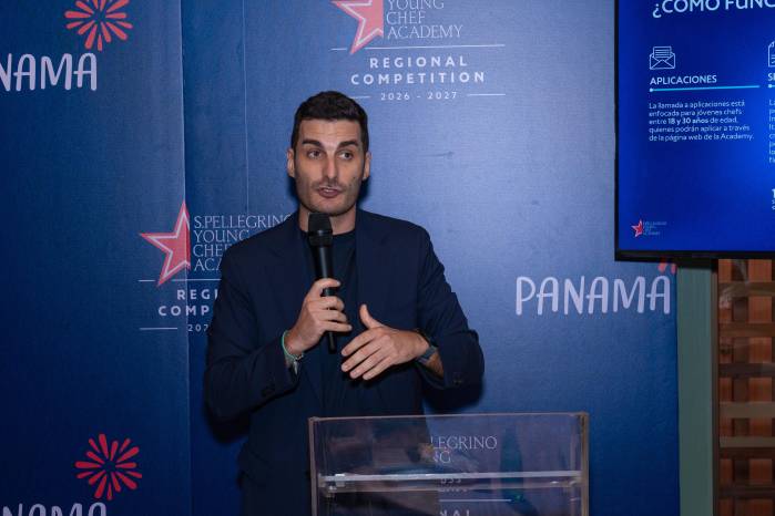 Mateo Urru anuncia que el concurso regional del Young Chef Academy se llevará a cabo en Panamá.