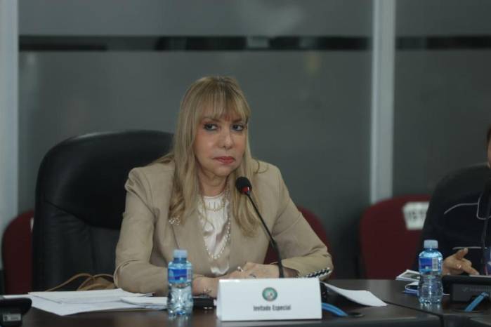 La magistrada Zaira Santamaría de Latorraca
