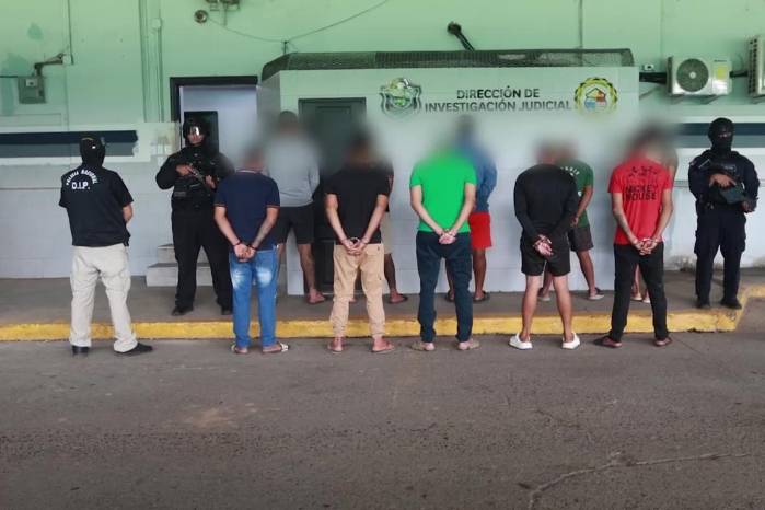 Las 11 personas fueron aprehendidas durante la operación Élite, desarrollada en el sector 5 del corregimiento de 24 de Diciembre.