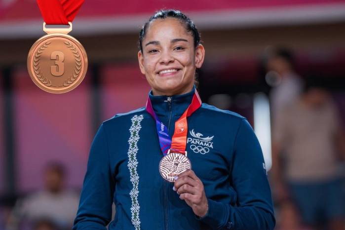 La judoca panameña conquistó el bronce en la categoría de -57 kilogramos de los Juegos Suramericanos Santa Fe 2026, justo el día de su cumpleaños.
