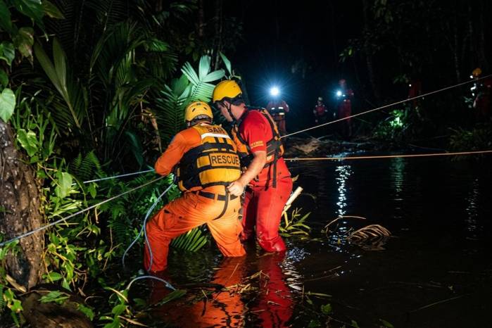 Según el reporte de la entidad, las seis personas fueron rescatadas sin novedades.