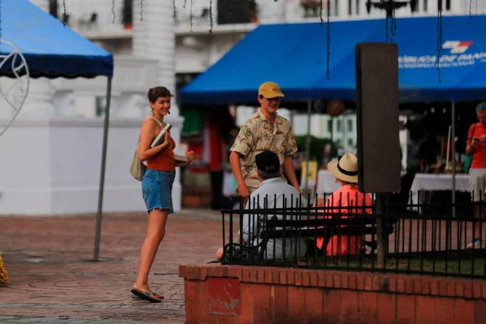 Turistas recorren el Casco Antiguo, uno de los atractivos turísticos que tiene Panamá.