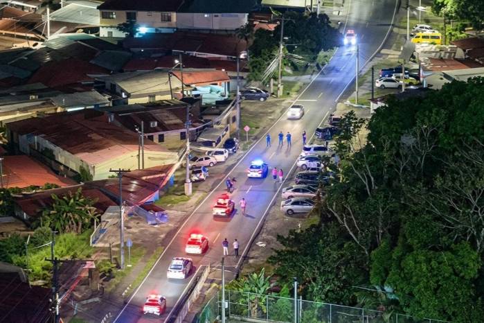 El operativo, coordinado por el Ministerio de Seguridad Pública, contó con la participación de unas 400 agentes de la Policía Nacional.