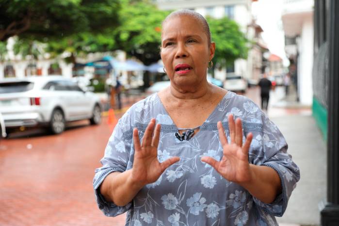 Esther Marina Sánchez, presidenta de la Asociación de Moradores de San Felipe.