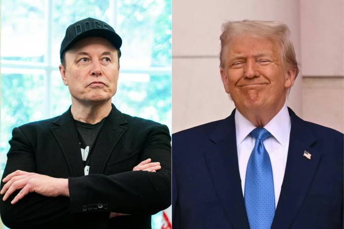Elon Musk y Donald Trump.