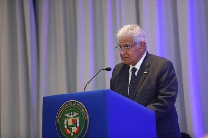 El presidente de la República, José Raúl Mulino