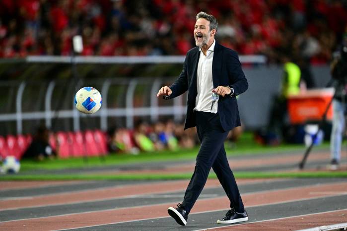 El técnico de la selección de Panamá, Thomas Christiansen.