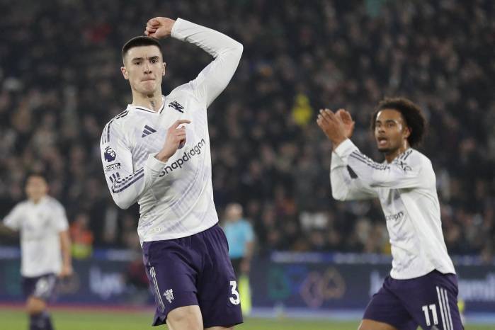 El jugador del Manchester United, Benjamin Sesko.